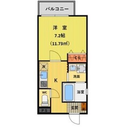 Casa　Avenue　Kariyaの物件間取画像